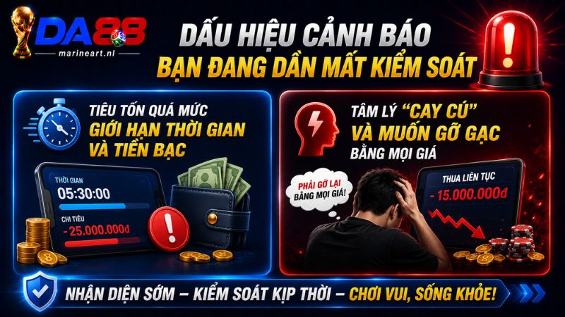 Những dấu hiệu cảnh báo bạn đang dần mất kiểm soát